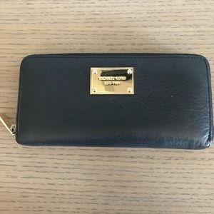 Michael Kors Black Leather Wallet